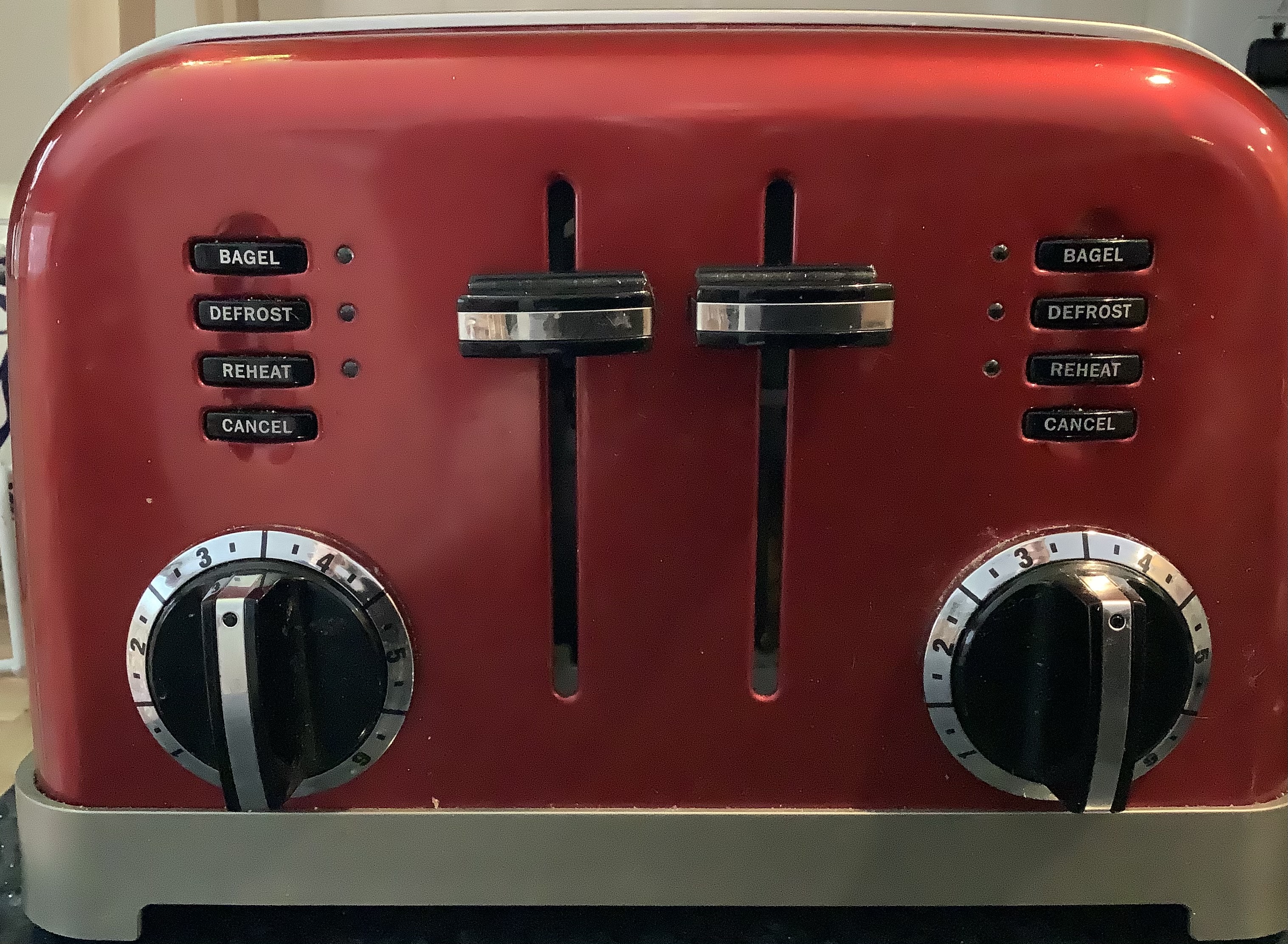 My toaster controls are confusing without glasses